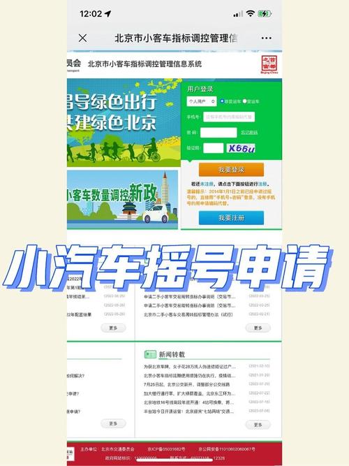 小客车摇号申请网站登录,小客车摇号申请网址